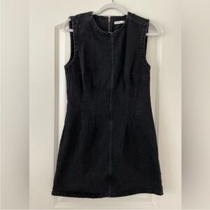 NWT Abercrombie Black Denim Mini Shift Dress